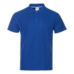 Рубашка поло мужская STAN хлопок/полиэстер 185, 104, Синий