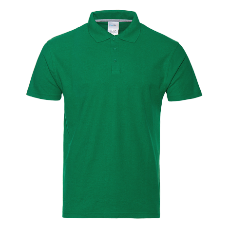 Рубашка поло мужская STAN хлопок/полиэстер 185, 104, Зелёный