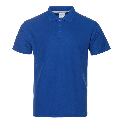Рубашка поло мужская STAN хлопок/полиэстер 185, 104, Синий