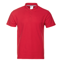 Рубашка поло мужская STAN хлопок/полиэстер 185, 104, Красный